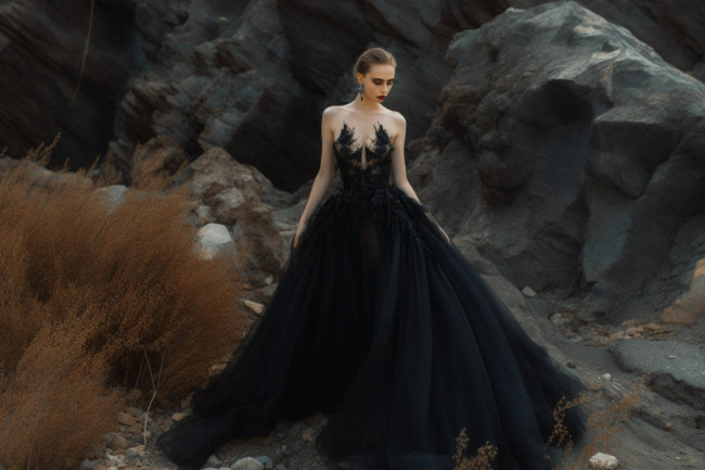A Guide to Black and Gothic Wedding Dresses for Brides-to-Be
